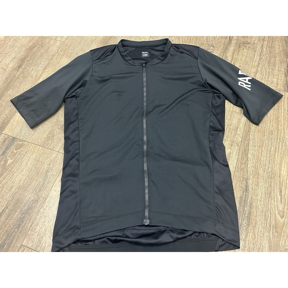 Rapha Pro Team Jersey Full Zip Women’s XL Black Short Sleeve